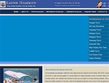 Tablet Screenshot of kashmir-houseboats.com